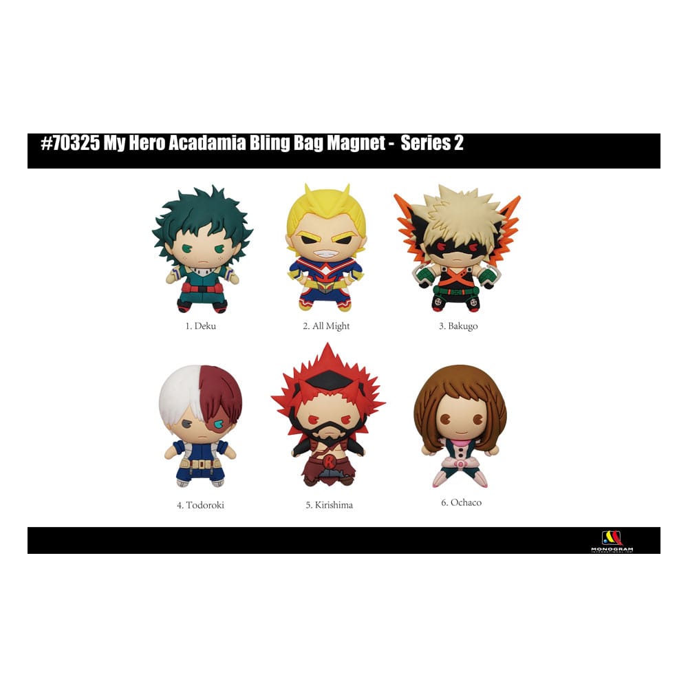 My Hero Academia présentoir aimants 3D Series 2 (12)