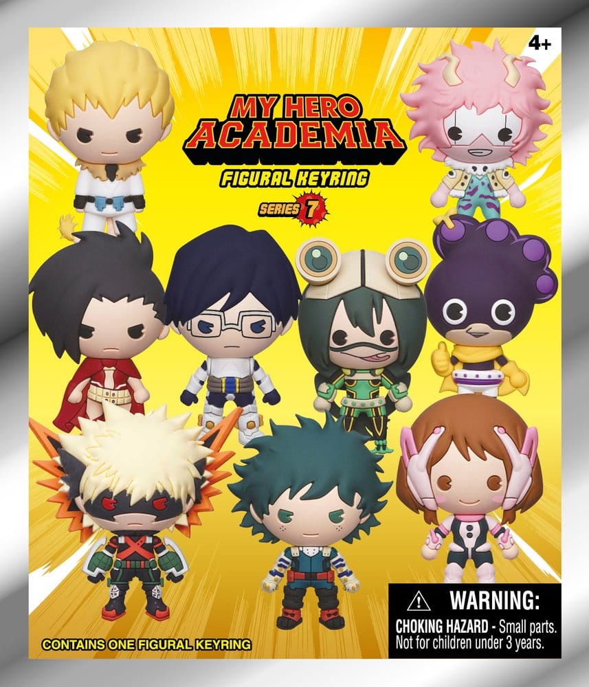 My Hero Academia 3D porte-clés en PVC série 7 présentoir (24)