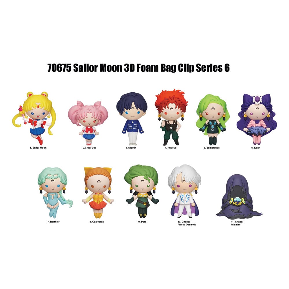 Sailor Moon présentoir porte-clés sac à dos 3D seriés 6 (24)