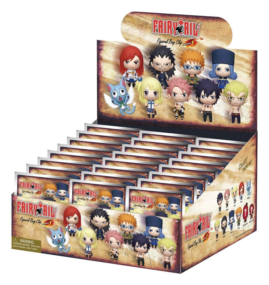 Fairy Tail 3D présentoir porte-clés Série 1 sac à dos (24)