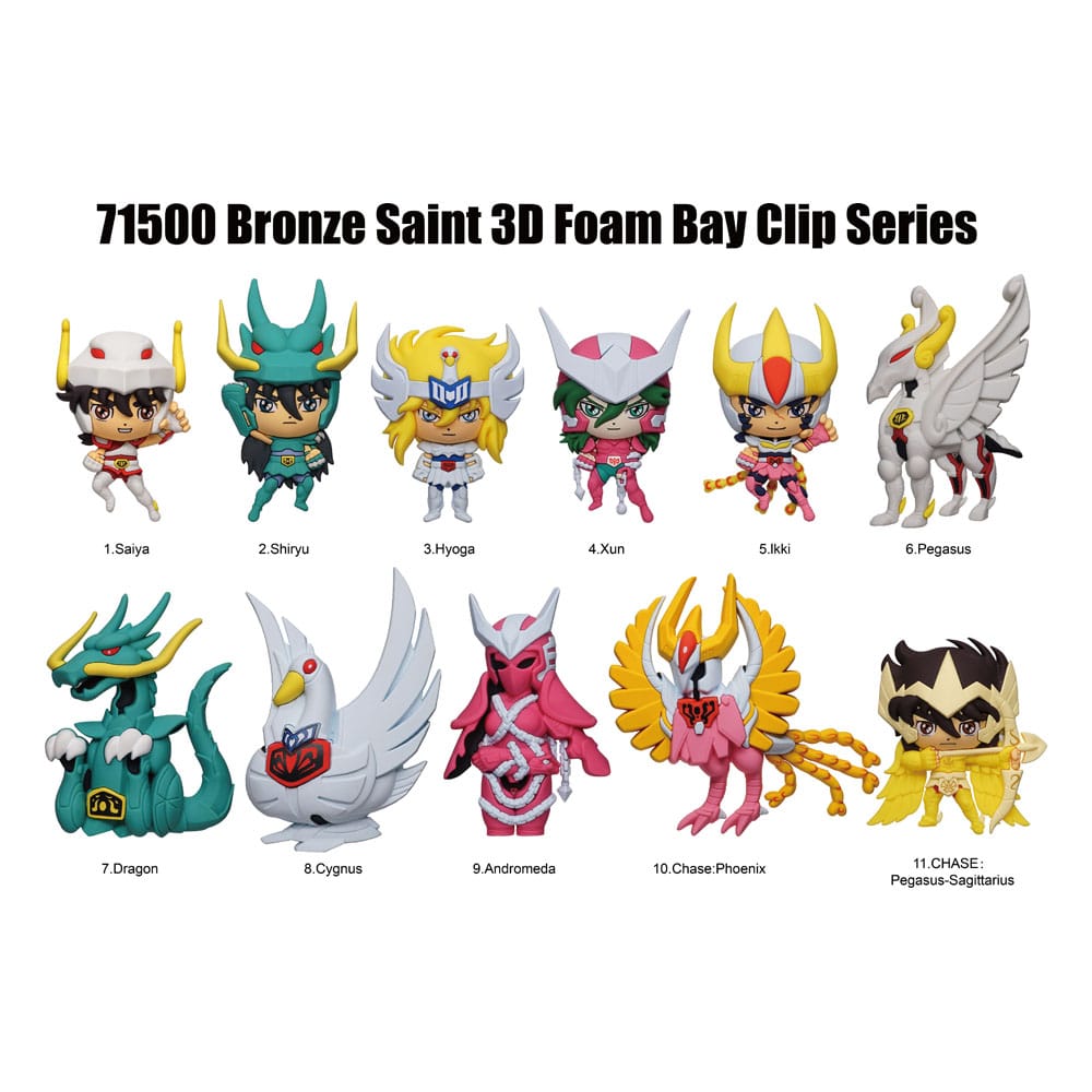 Saint Seiya 3D présentoir porte-clés sac à dos Série 1 (24)