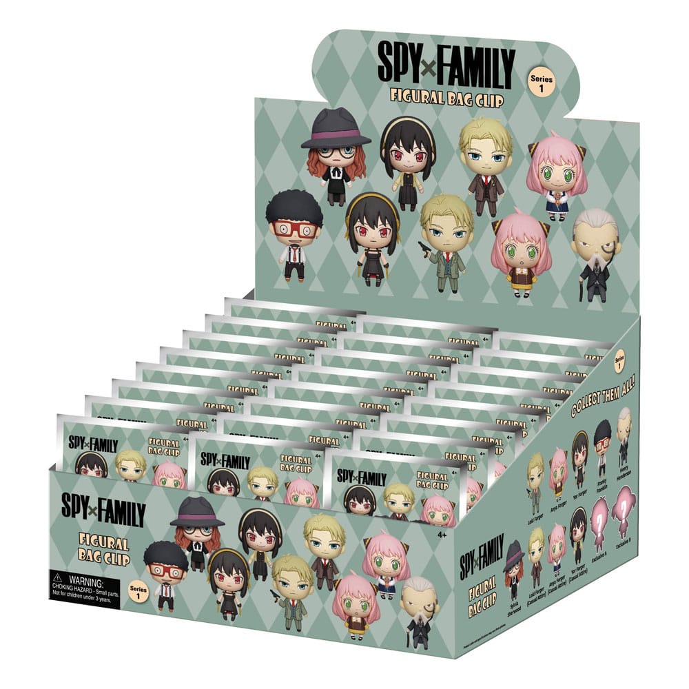 Spy x Family 3D présentoir porte-clés sac à dos Série 1 (24)