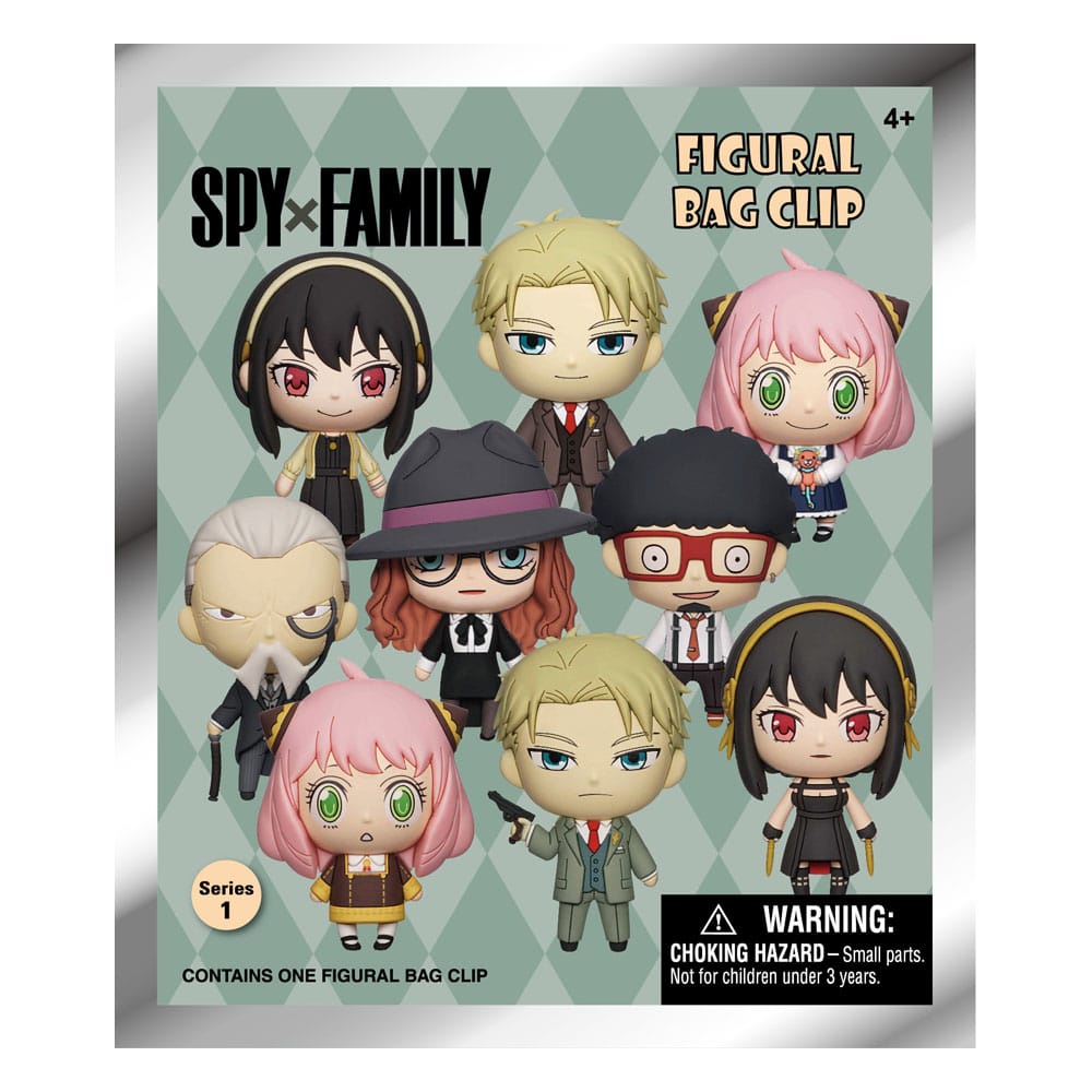 Spy x Family 3D présentoir porte-clés sac à dos Série 1 (24)