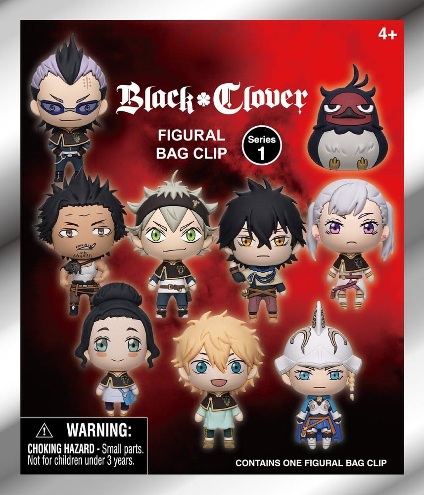Black Clover 3D présentoir porte-clés Serie 1 (24)