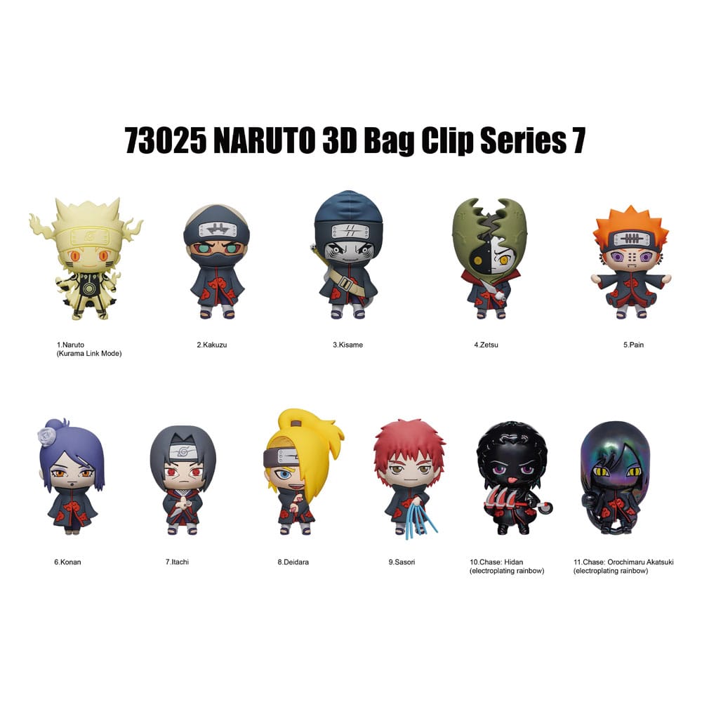 Naruto 3D présentoir porte-clés sac à dos Série 7 (24)