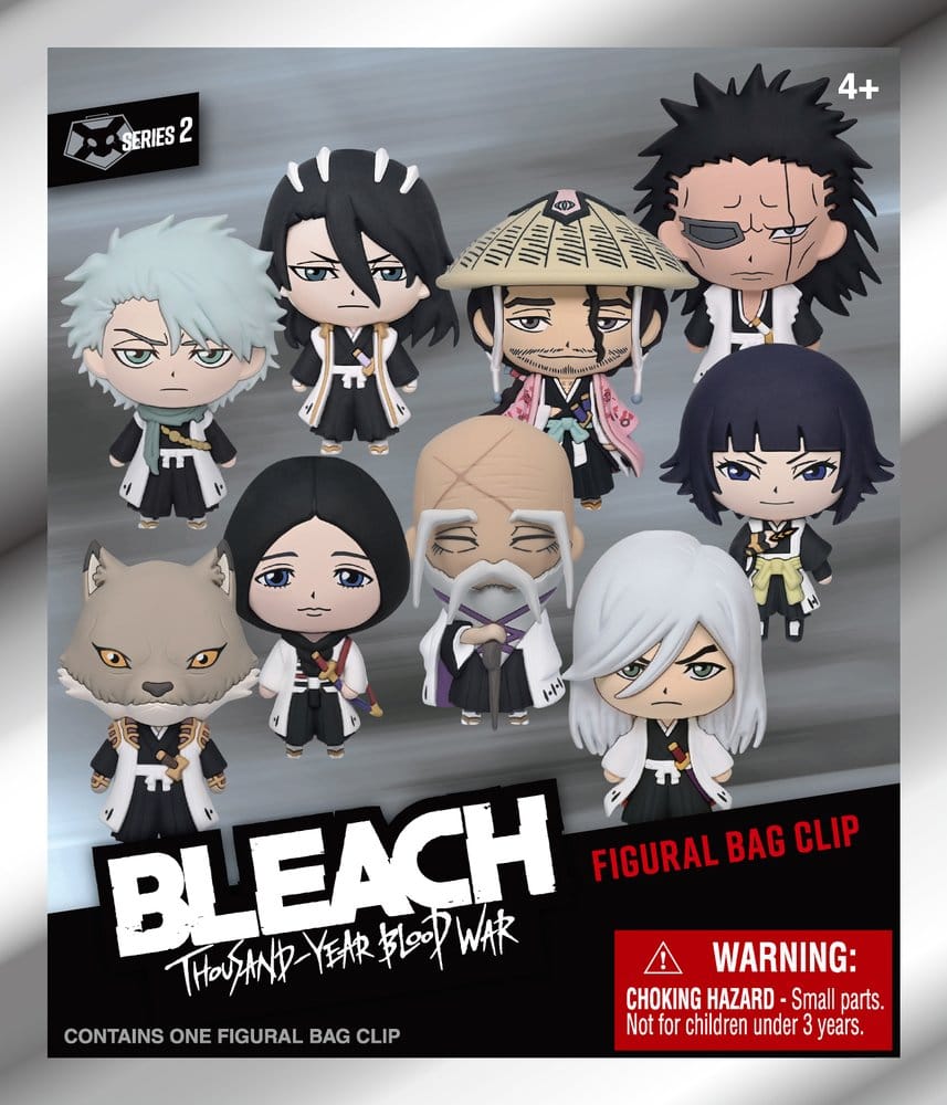 Bleach Thousand-Year Blood War 3D porte-clés en PVC série 2 présentoir (24)