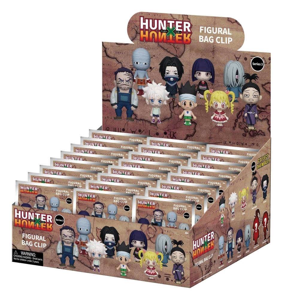 Hunter x Hunter 3D porte-clés en PVC série 3 présentoir (24)