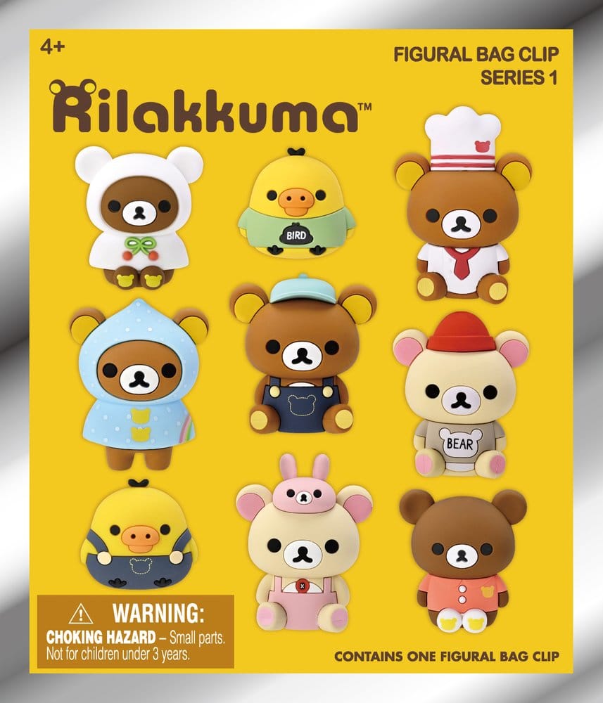 Rilakkuma 3D porte-clés en PVC série 1 Blind Bag Display (24)