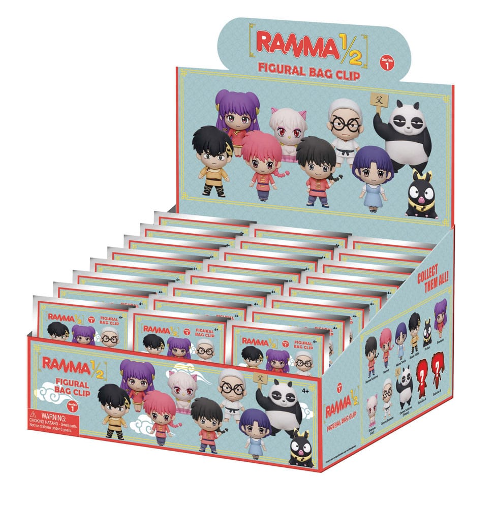 Ranma 1/2 présentoir porte-clés sac à dos 3D Series 1 (24)