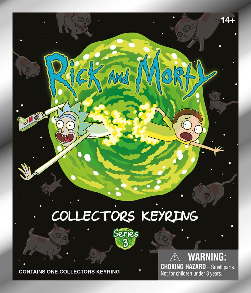 Rick et Morty Series 3 présentoir porte-clés sac à dos (24)
