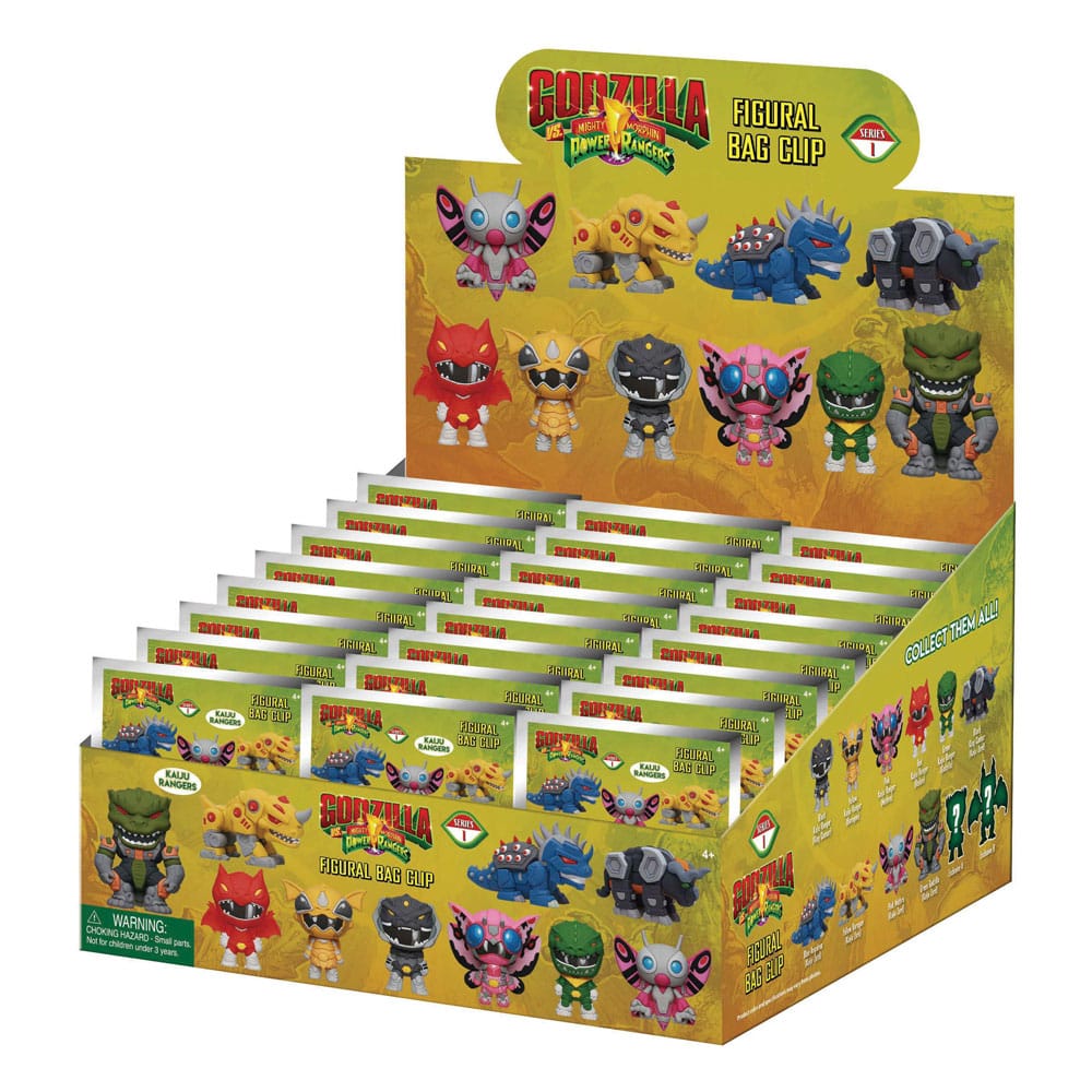Godzilla vs. Power Rangers présentoir porte-clés sac à dos 3D Series 1 (24)