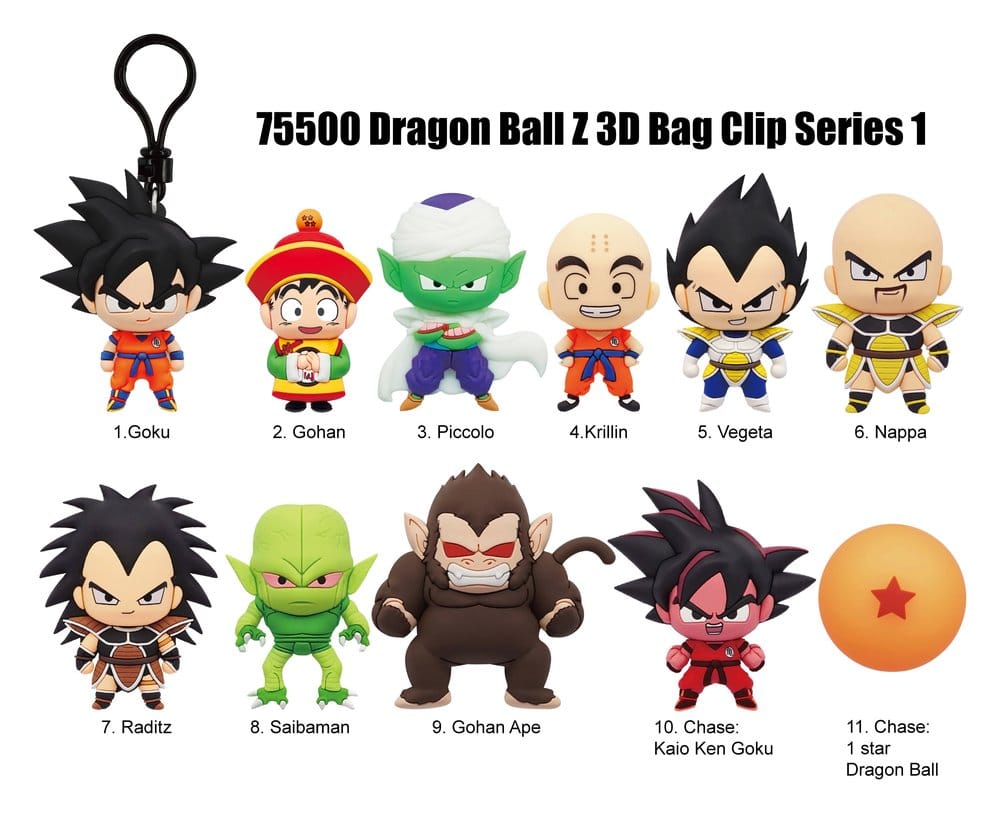 Dragon Ball Z 3D présentoir porte-clés 3D en PVC série 1 (24)