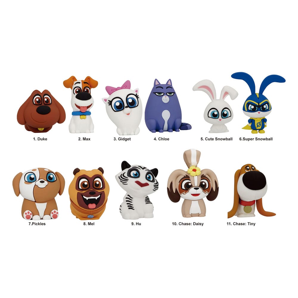 Comme des bêtes présentoir porte-clés sac à dos 3D Series 1 (24)