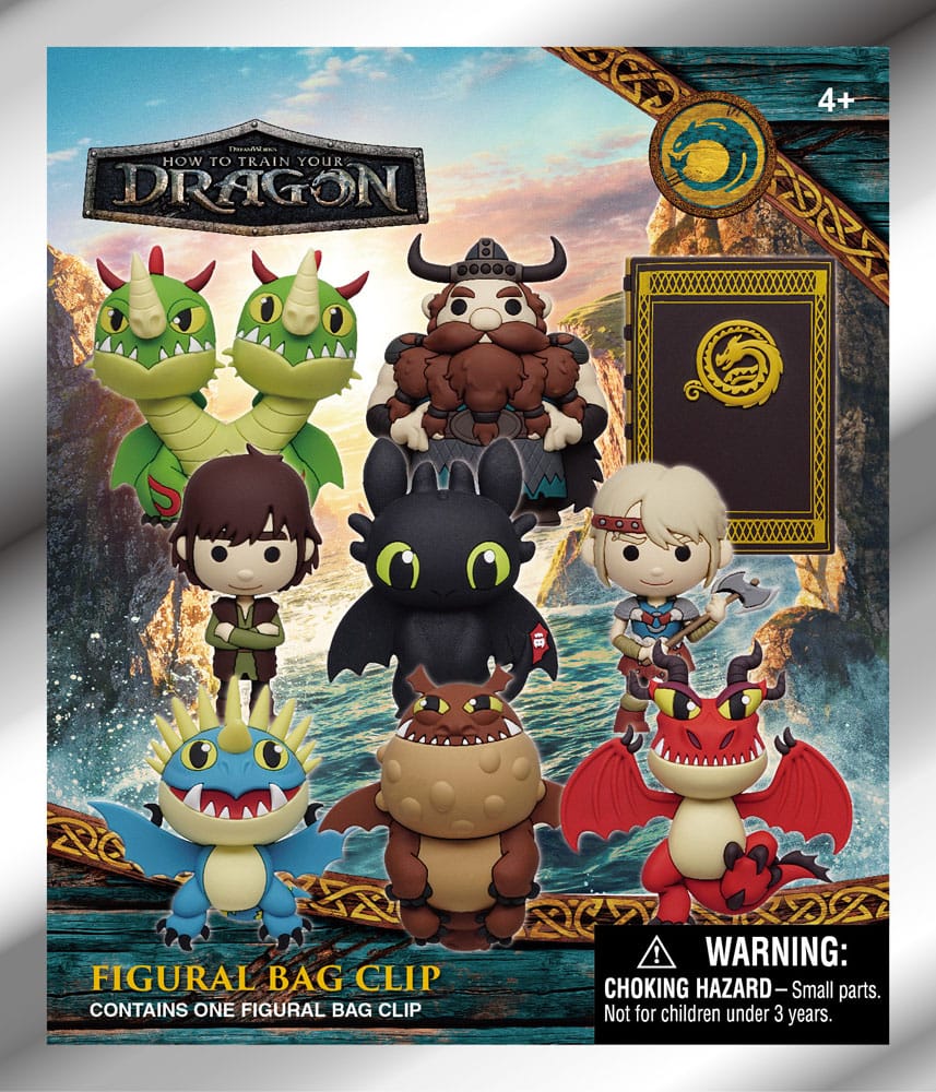 How to train your Dragon présentoir porte-clés sac à dos 3D 2025 Movie (24)