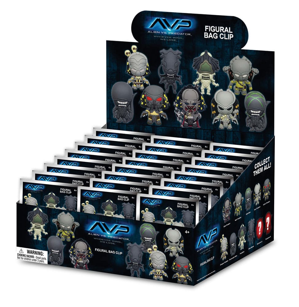 Alien vs. Predator présentoir porte-clés sac à dos 3D (24)