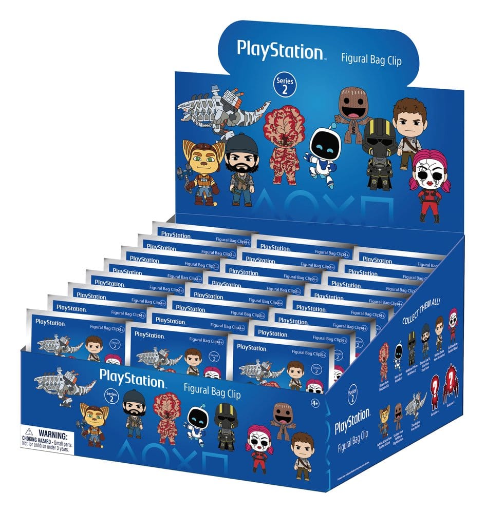 Sony PlayStation 3D porte-clés en PVC série 2 présentoir (24)
