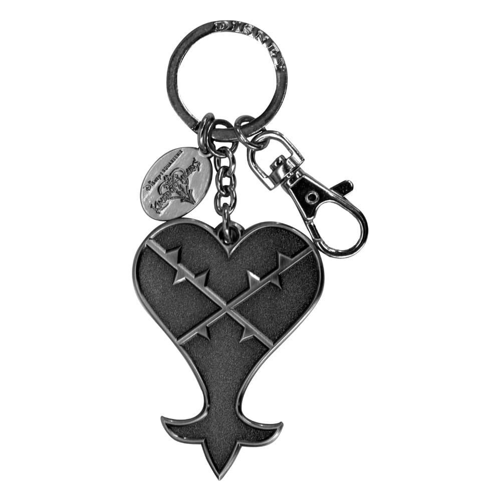 Kingdom Hearts porte-clés métal Heartless Logo