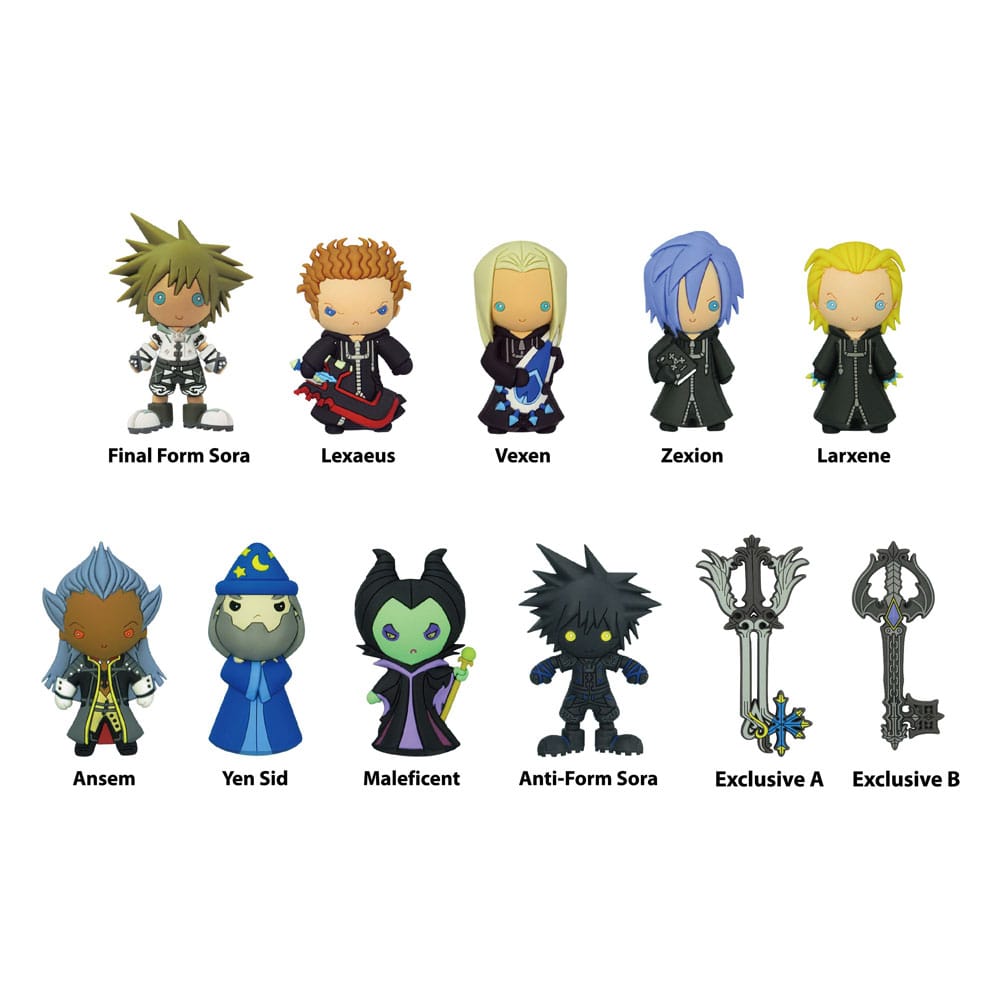 Kingdom Hearts présentoir porte-clés sac à dos Series 2 (24)