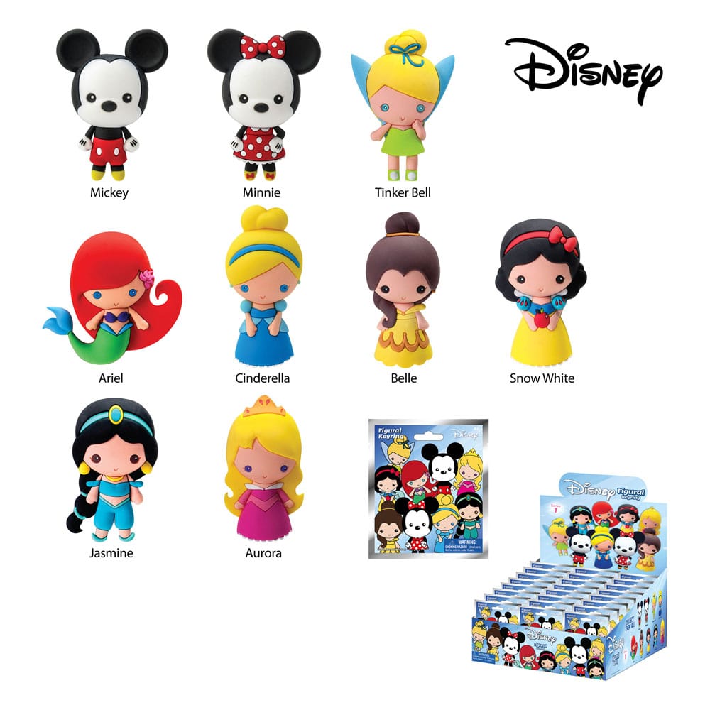 Disney série 1 présentoir porte-clés sac à dos 3D(24)
