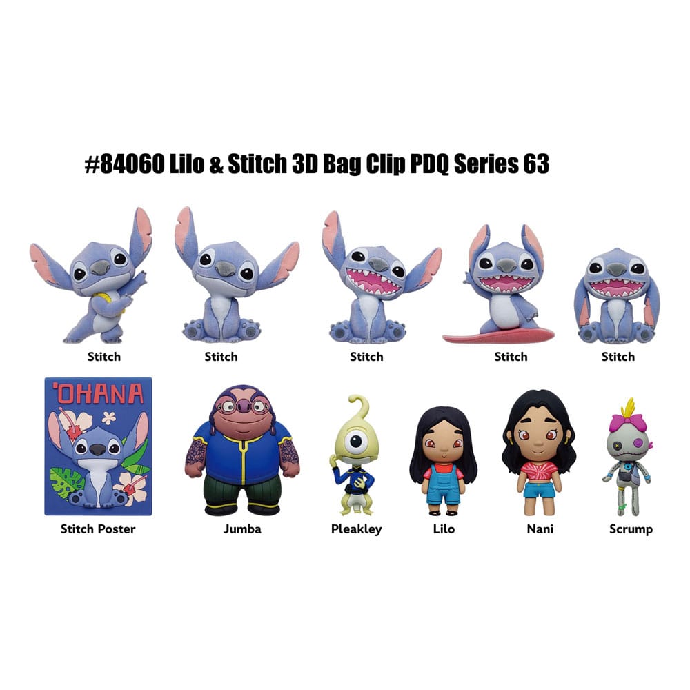 Lilo et Stitch Movie 3D présentoir porte-clés sac à dos Série 63 (24)
