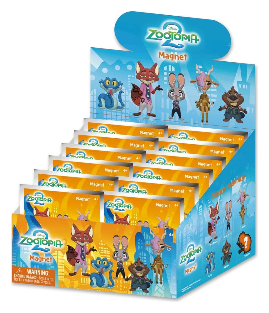 Zootopie 2 Blind pack aimants Series 1 Display (12)
