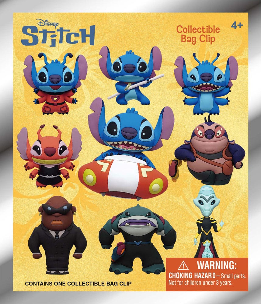 Disney - Stitch dans l'espace - Assortiment en blind bag de figurines de sac de collection en mousse (24 pcs)