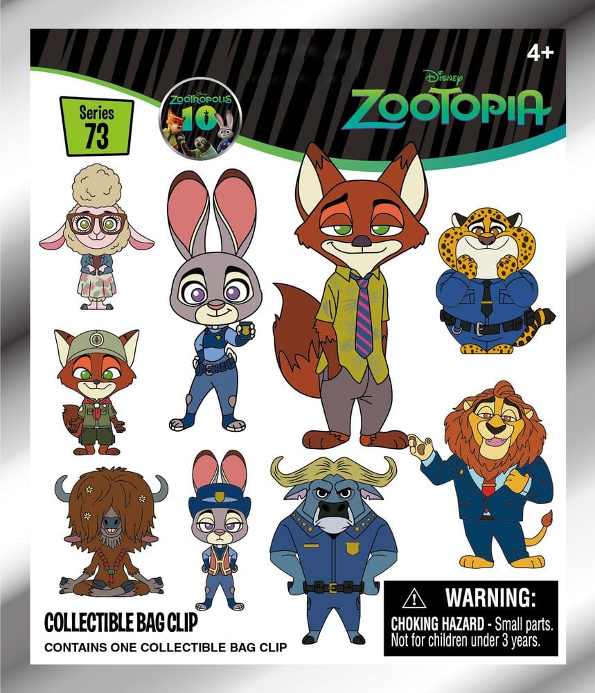 Zootopia 3D présentoir porte-clés Série 73 (24)