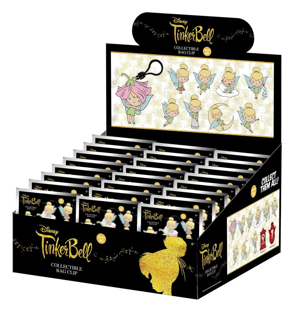 La Fée Clochette Blind Bag présentoir porte-clés 3D en PVC série 81 (24)