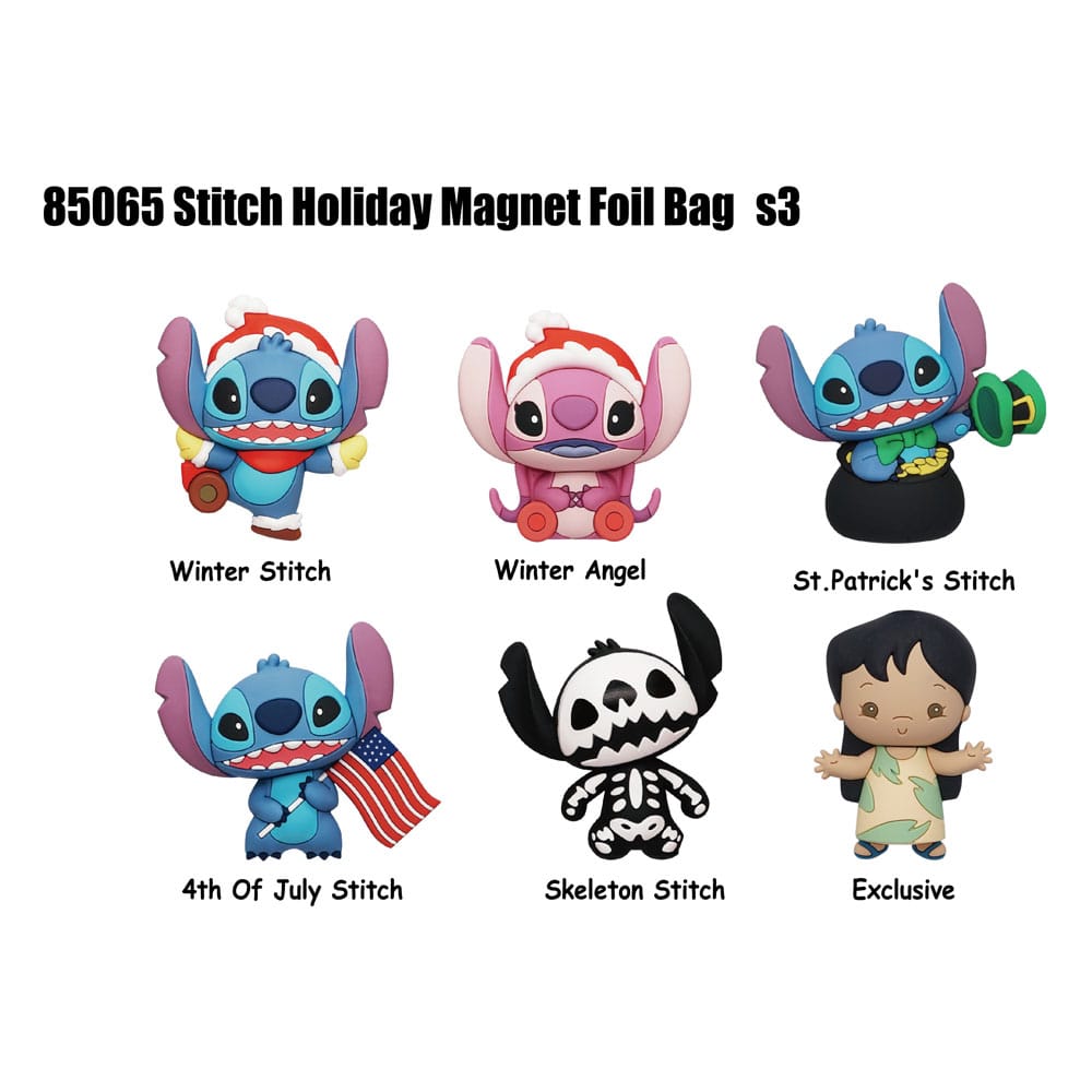 Lilo & Stitch présentoir aimants 3D Series 3 (12)