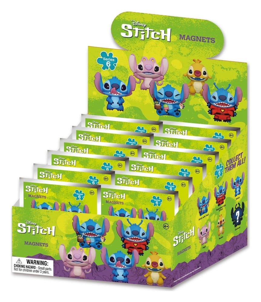 Lilo & Stitch Blind Pack présentoir aimants 3D Stitch Series 6 (12)