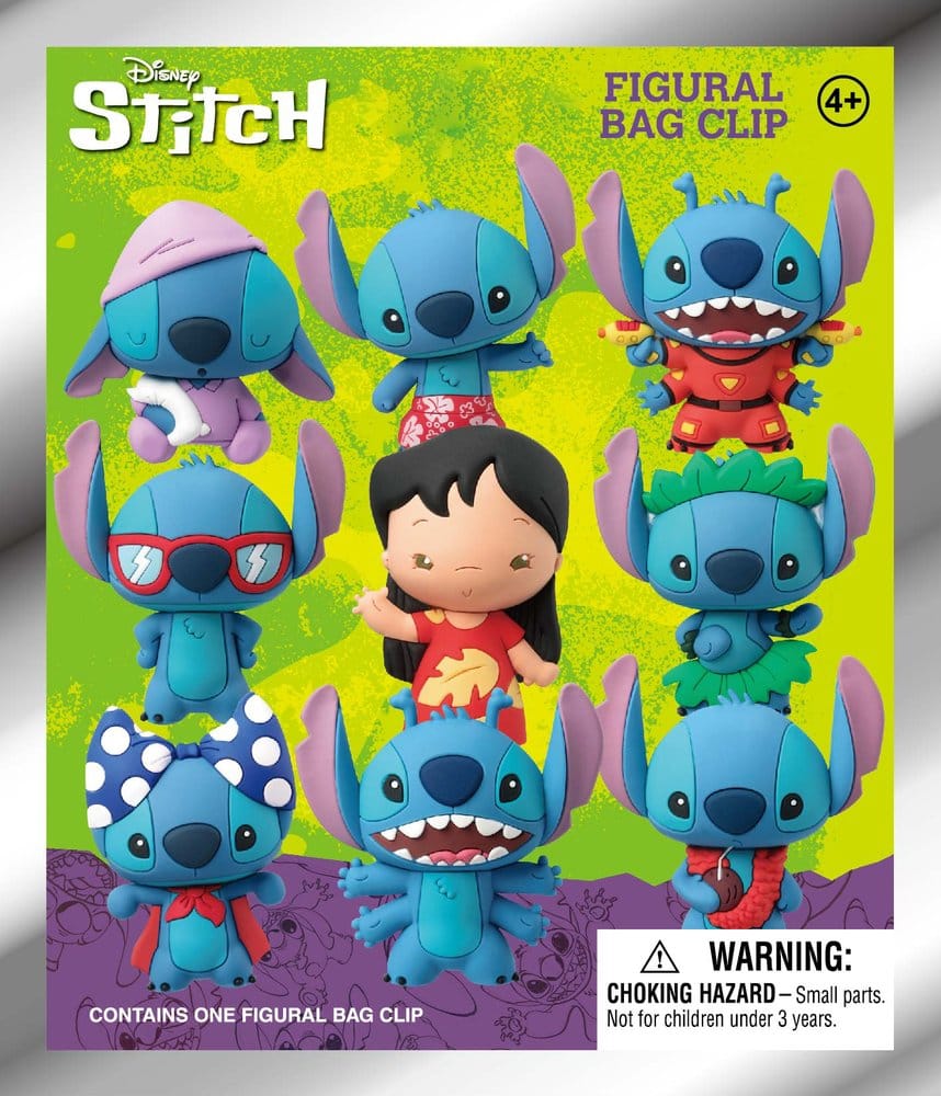 Lilo et Stitch 3D porte-clés en PVC série 1 présentoir (24)