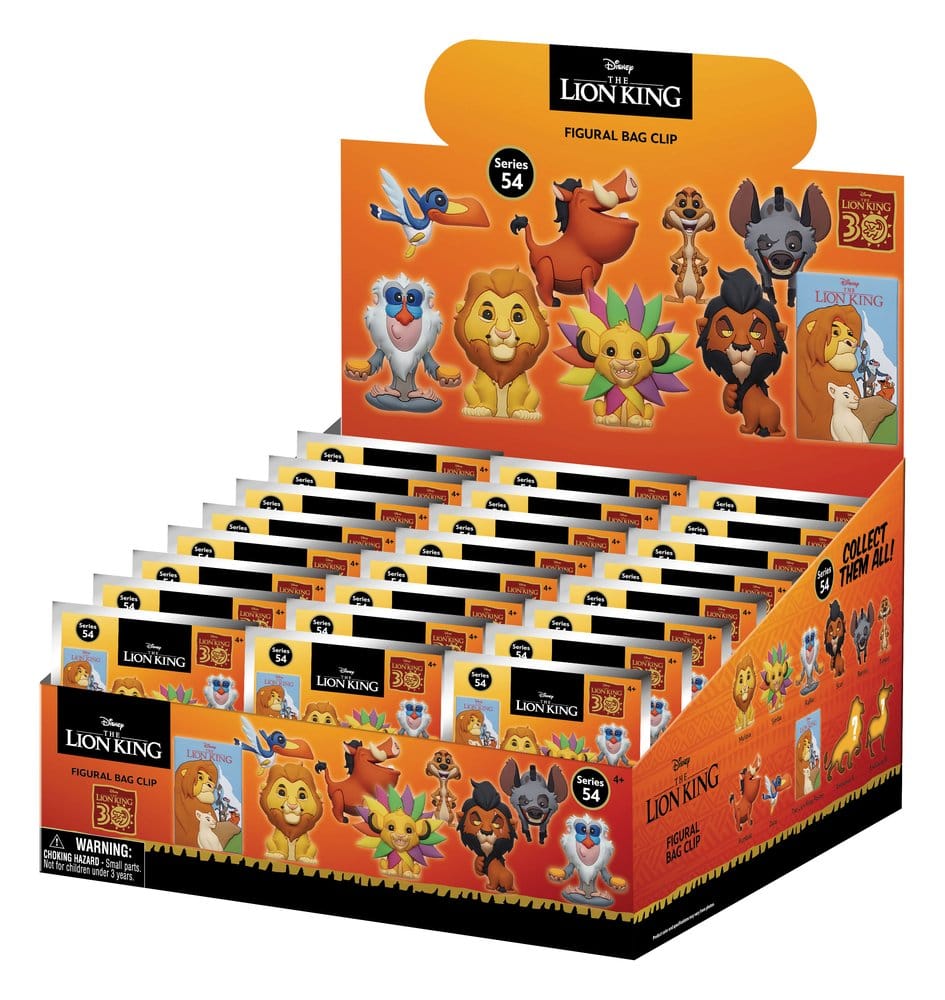Le Roi Lion 3D porte-clés en PVC présentoir (24)