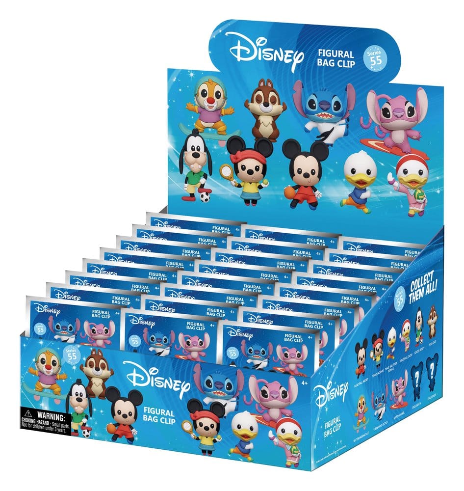 Disney Sports 3D porte-clés en PVC série 55 Blind Bag Display (24)