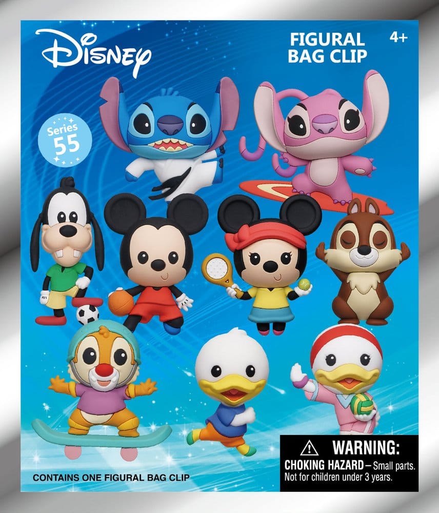 Disney Sports 3D porte-clés en PVC série 55 Blind Bag Display (24)