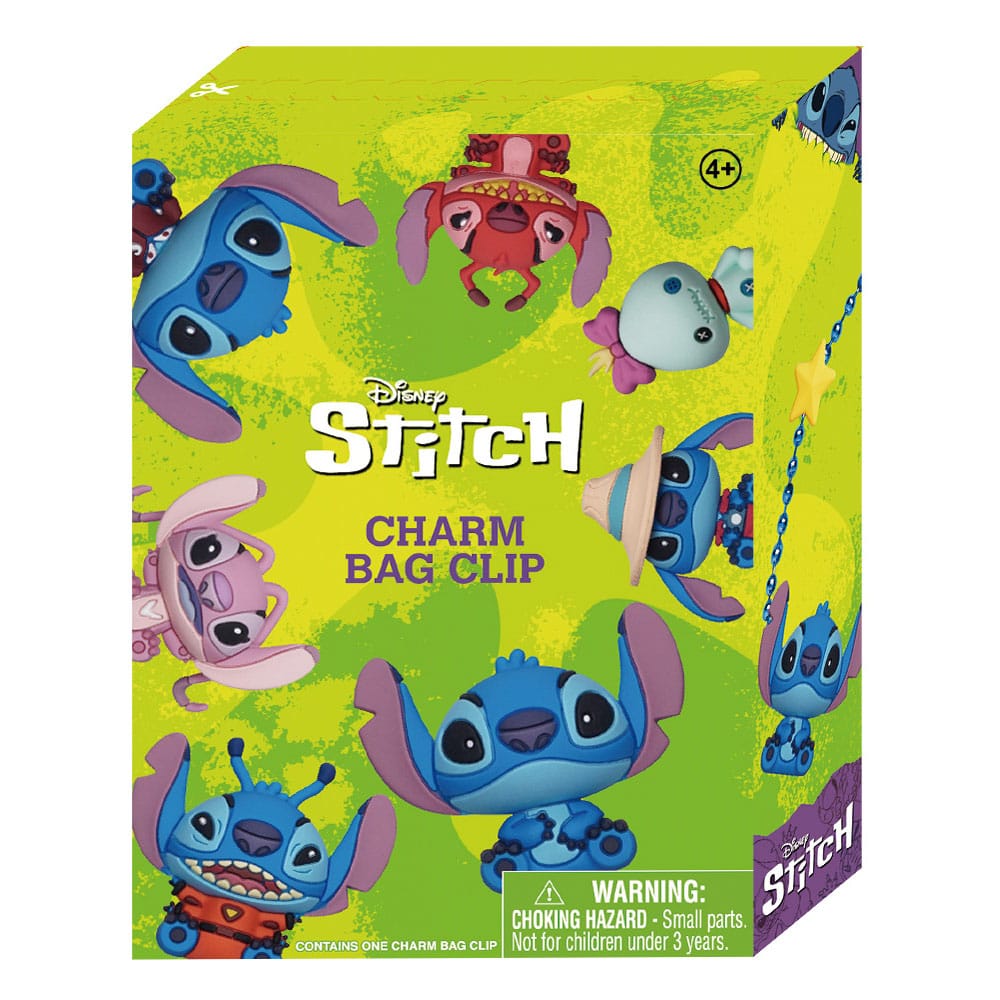 Lilo & Stitch présentoir porte-clés sac à dos 3DStitch Charm (24)