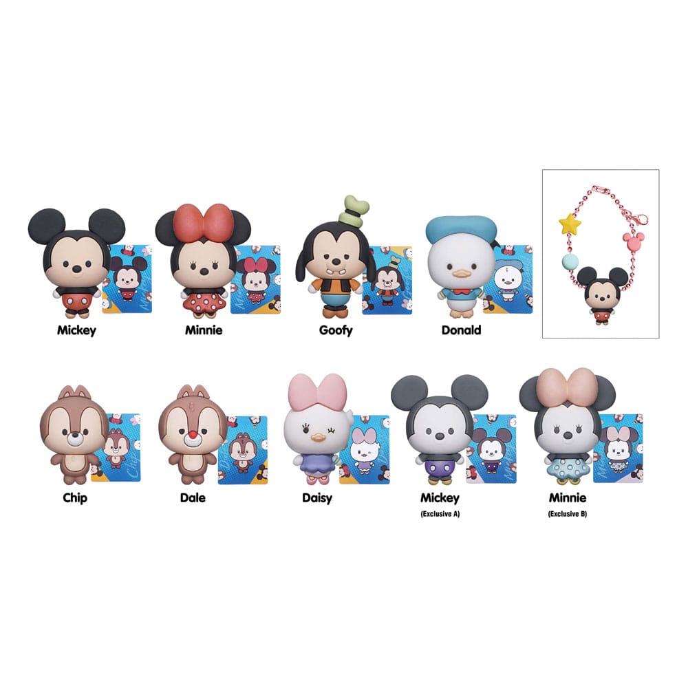 Disney présentoir porte-clés sac à dos 3DCharm Mickey & Friends (24)