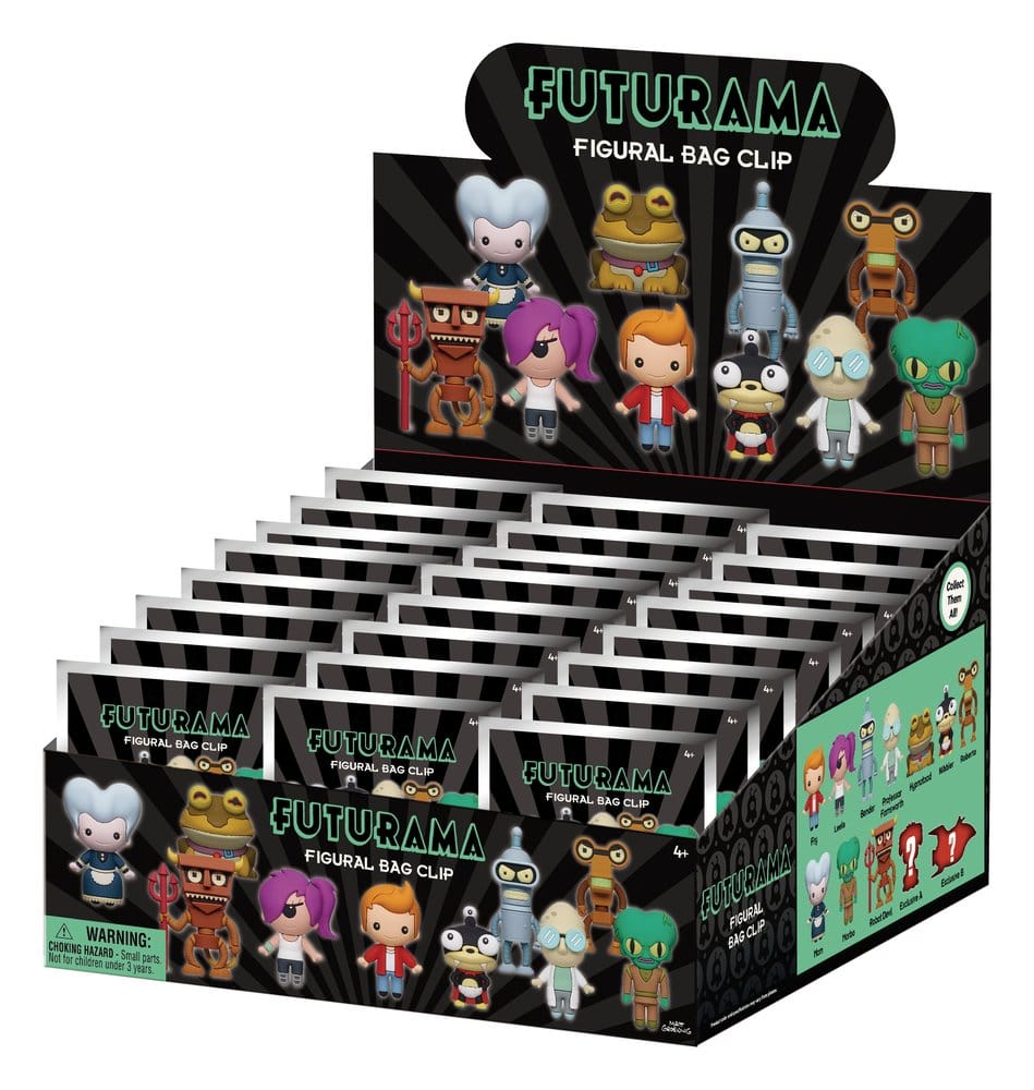 Futurama 3D présentoir porte-clés Series 1 (24)