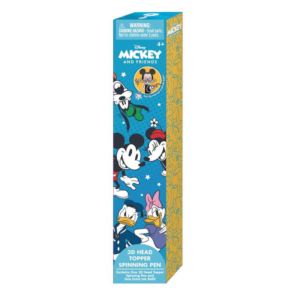 Mickey and Friends présentoir stylos 3D Head Topper Spinning Pens Blind Box (16)