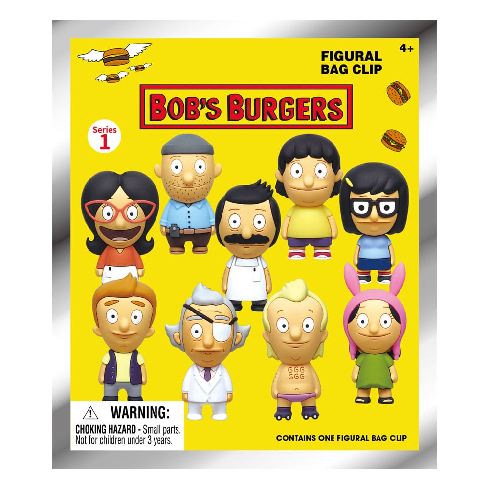 Bob's Burgers 3D présentoir porte-clés sac à dos Série 1 (24)