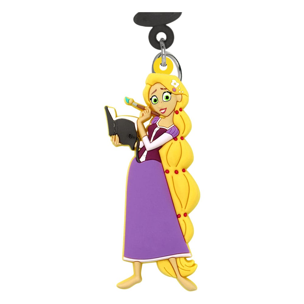 Disney princesses porte-clés sac PVC à dos toucher doux Raiponce