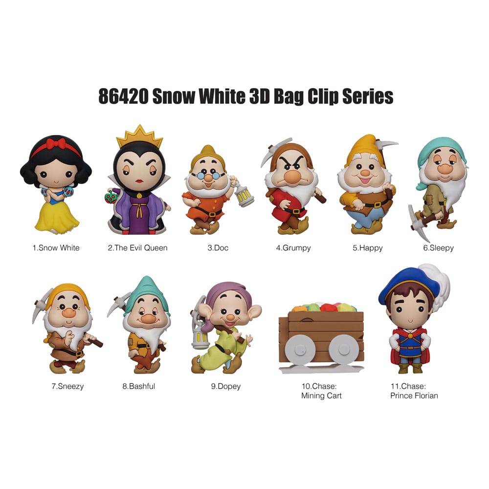 Blanche-Neige présentoir porte-clés sac à dos 3D Classic seriés 66 (24)