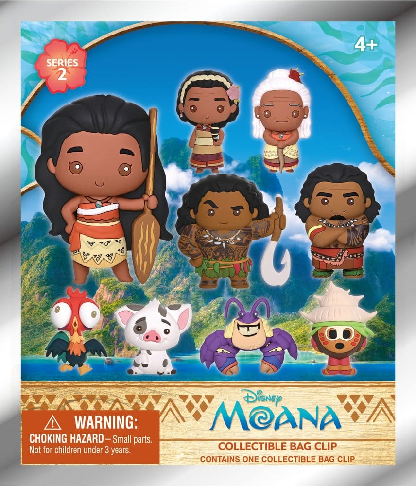 Vaiana, la légende du bout du monde 3D porte-clés en PVC série 2 présentoir (24)