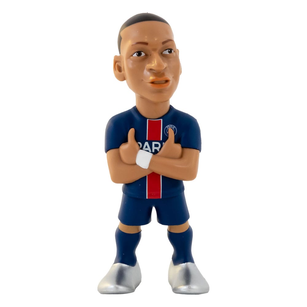 Minix - Football Stars #100 - PSG - Mbappé 7 - Figurines PVC 12 cm