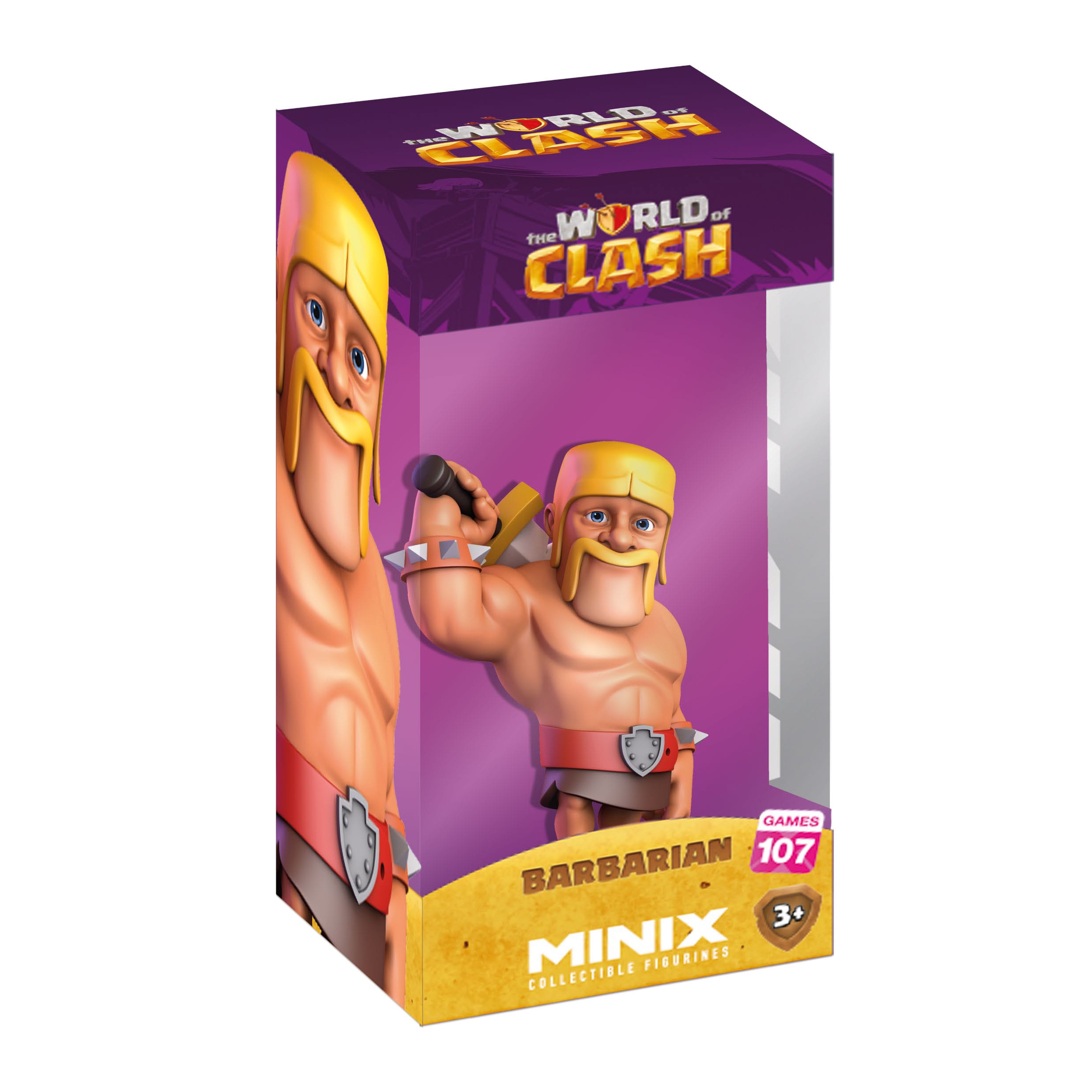Minix - Video Games #107 - World of Clash - Barbare - Figurines PVC 12 cm