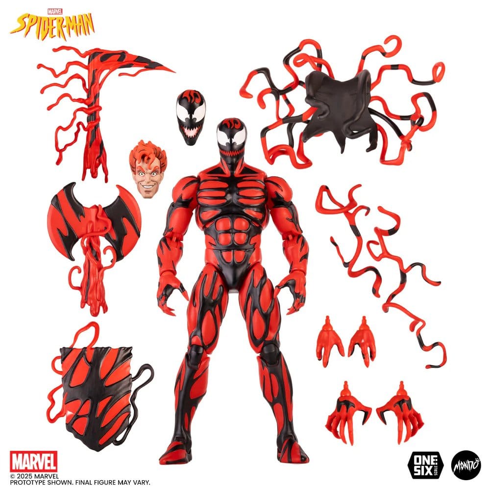 Spider-Man: The Animated Series figurine 1/6 Carnage Regular Edition 33 cm