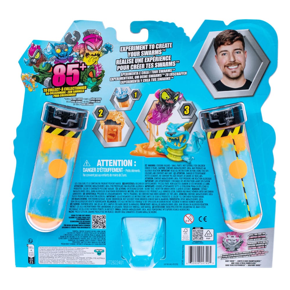 Mr. Beast Lab Swarms assortiment pack 12 figurines Mega Lab 1 3 cm (4)