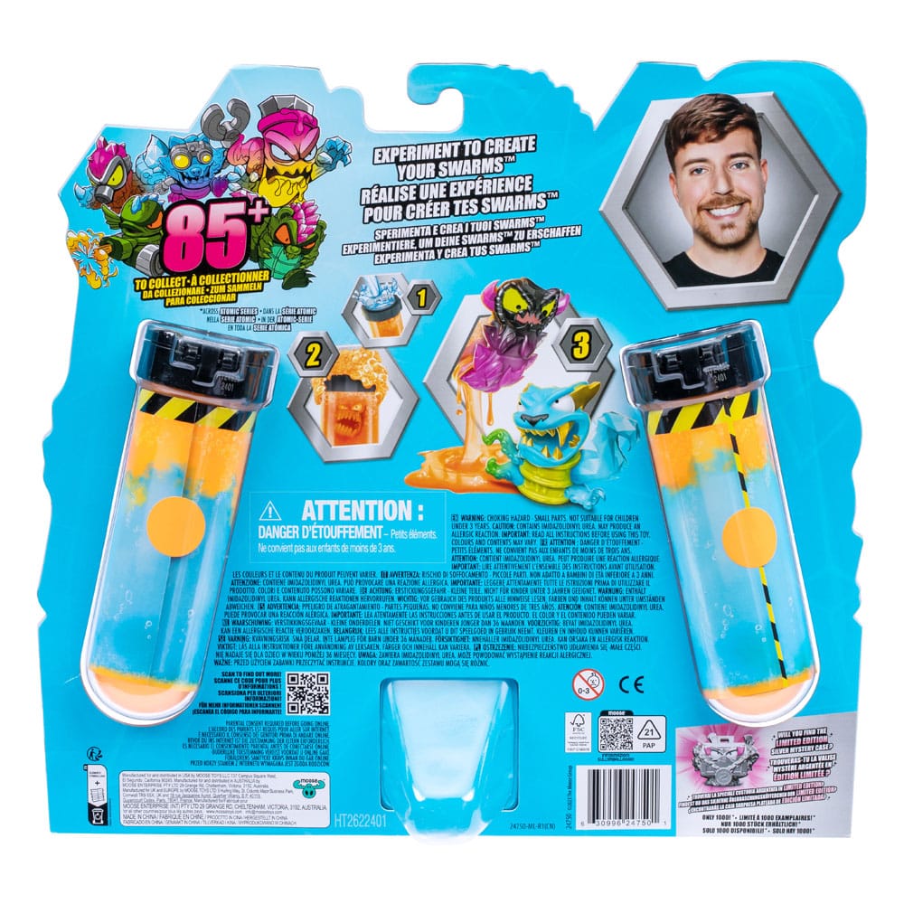 Mr. Beast Lab Swarms assortiment pack 12 figurines Mega Lab 2 3 cm (4)