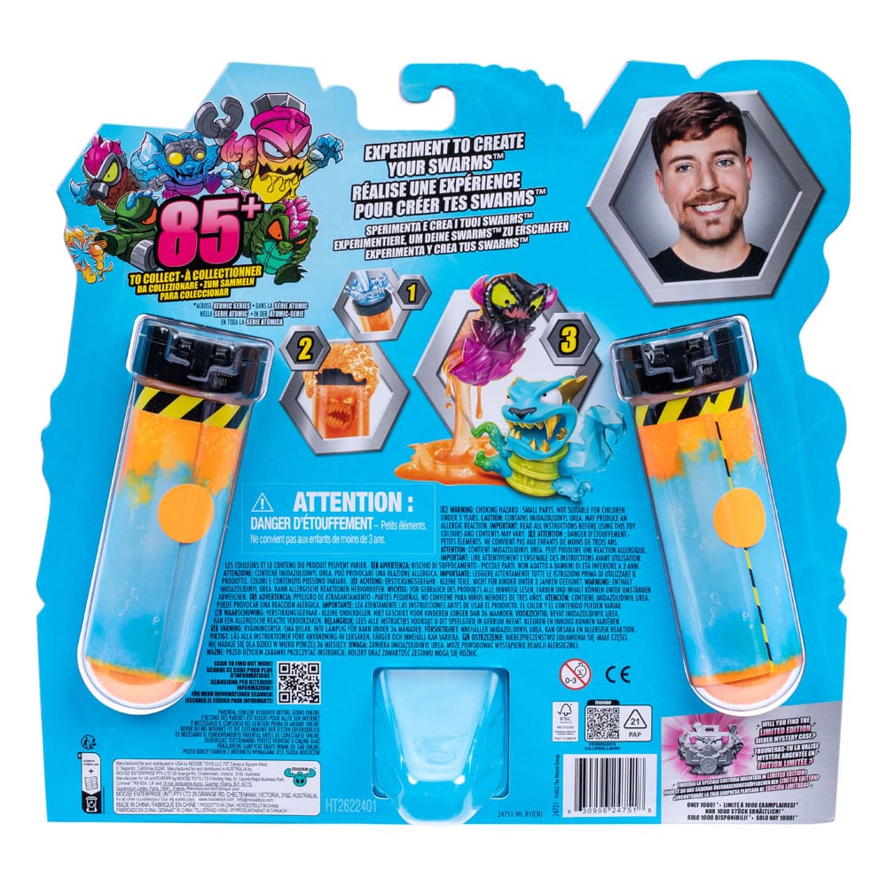 Mr. Beast Lab Swarms assortiment pack 12 figurines Mega Lab 3 3 cm (4)