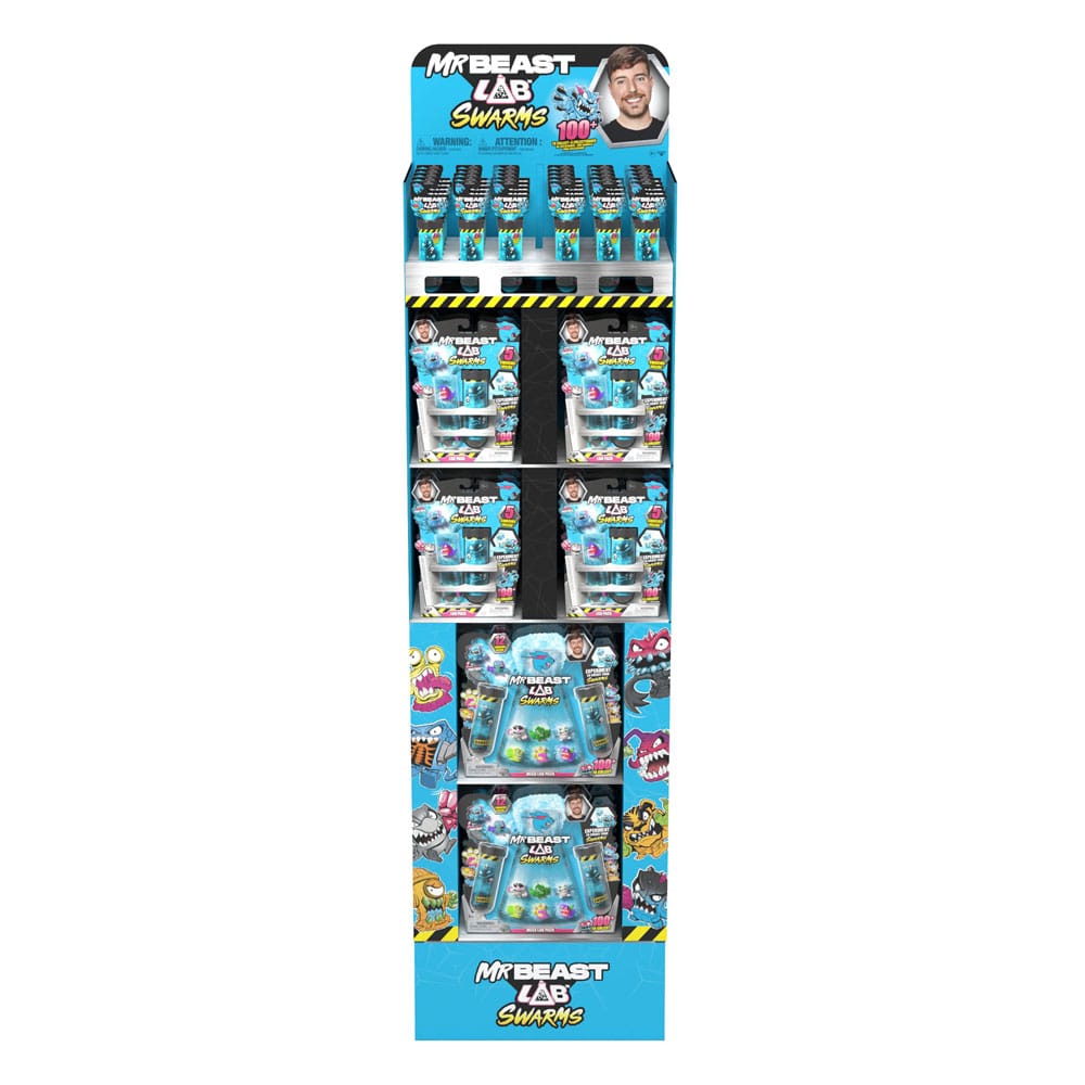 Mr. Beast Lab Swarms présentoir figurines 3 cm (56)