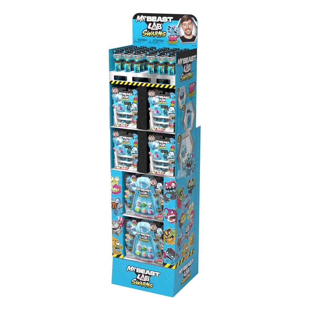 Mr. Beast Lab Swarms présentoir figurines 3 cm (56)